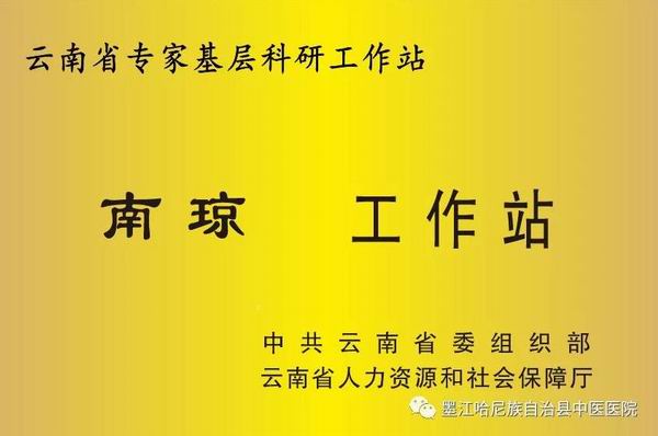 墨江县中医医院举行“南琼专家基层科研工作站”揭牌仪式(图1)